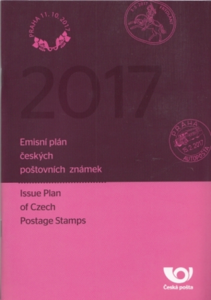 CZ Emisní plán českých poštovních známek 2017